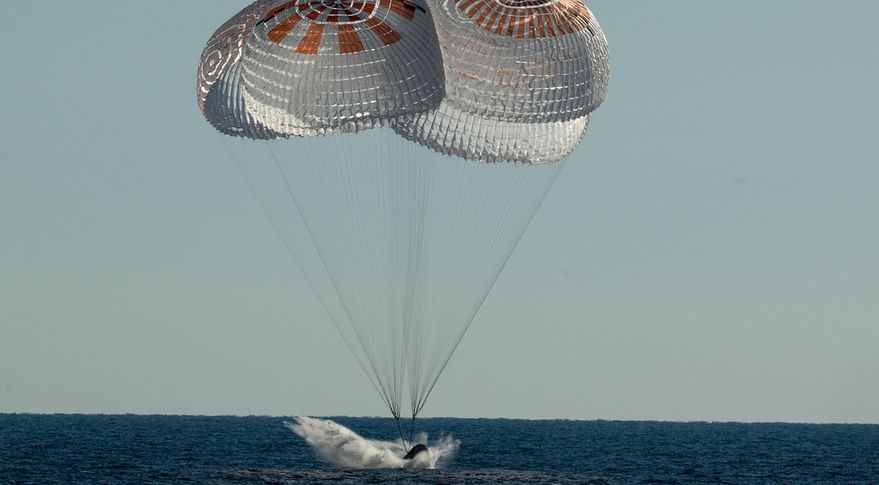 Crew-4 returns to Earth