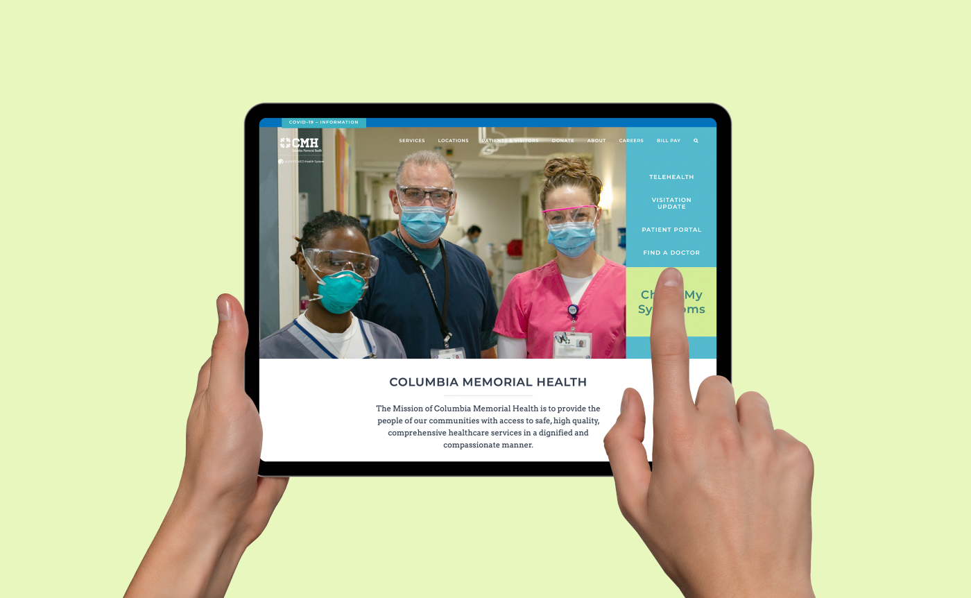 Columbia Memorial Health launches the region’s first digital “symptom checker” powered by Mediktor