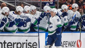 Canucks’ Andrei Kuzmenko shows no growing pains in first NHL game