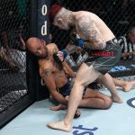 An American UFC fighter left his opponent motionless on the canvas after pummeling him in 93 seconds