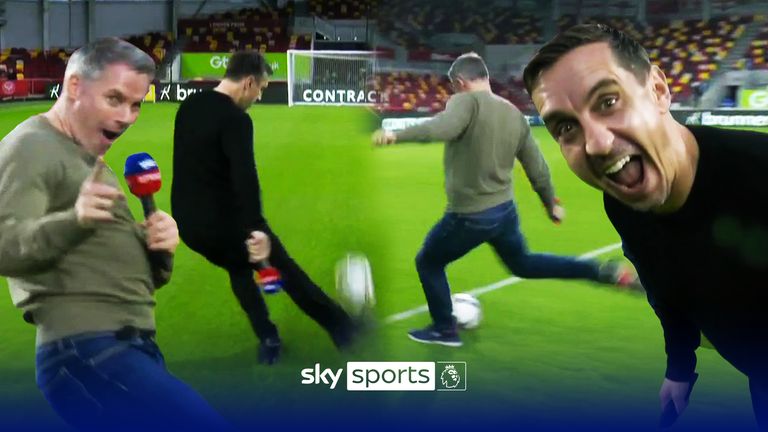 Gary Neville vs Jamie Carragher in the no bounce challenge! | Video | Watch TV Show | Sky Sports