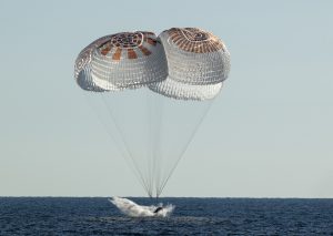 SpaceX Crew Dragon returns to Earth with on-target splashdown