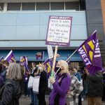 In Photos: SEIU-West workers rally in Saskatoon before start of bargaining with province