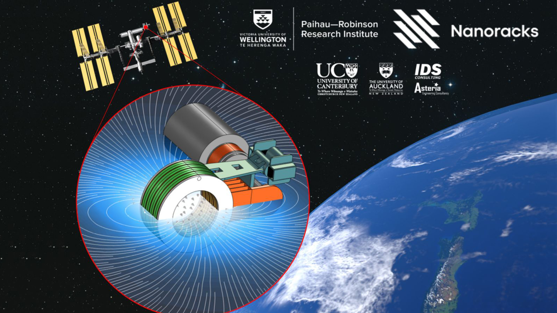 Novel superconducting magnet thrusters to be tested out on ISS