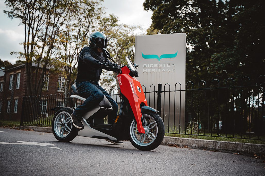 Zapp Electric Vehicles injects electric two-wheel performance into Bicester Heritage Quarter