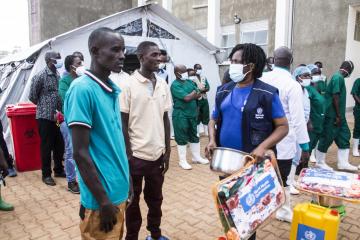 Ministry of Health and Development partners tour Ebola Treatment Units to strengthen response preparedness in the country