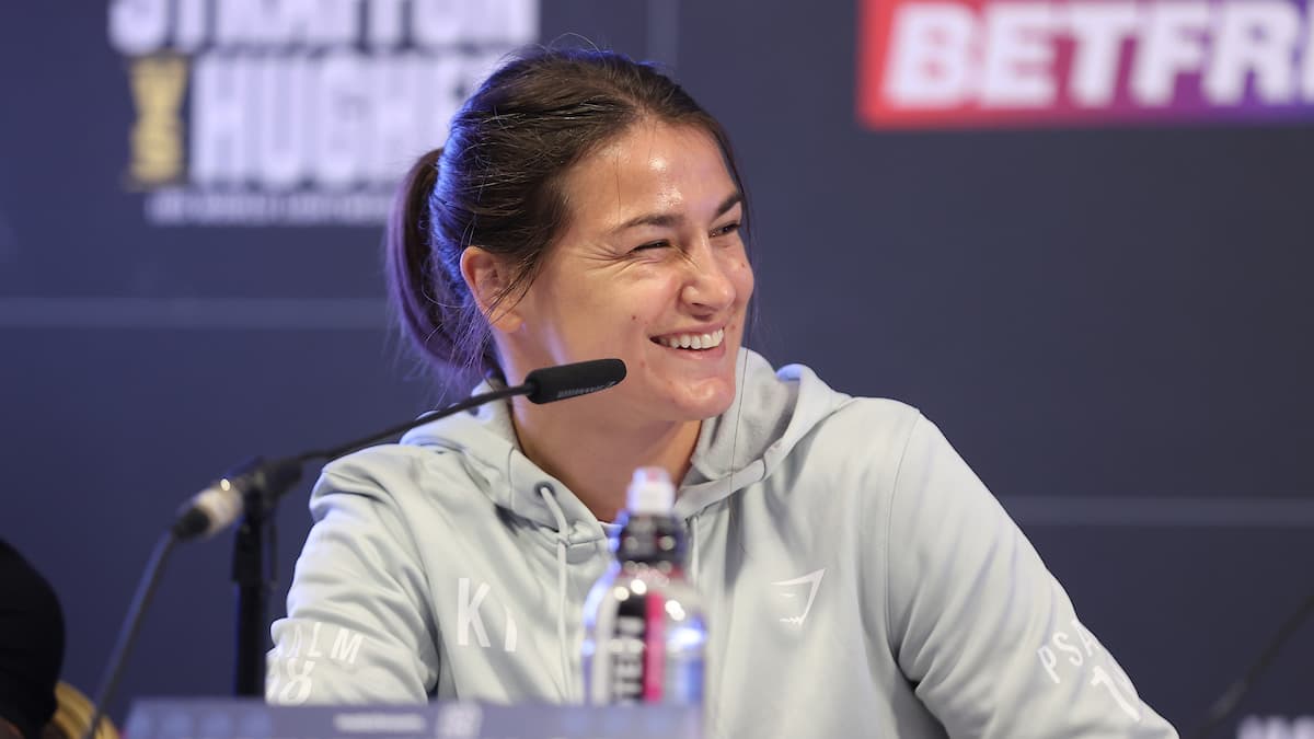 Katie Taylor vs Karen Elizabeth Carabajal final pre-fight press conference (video)