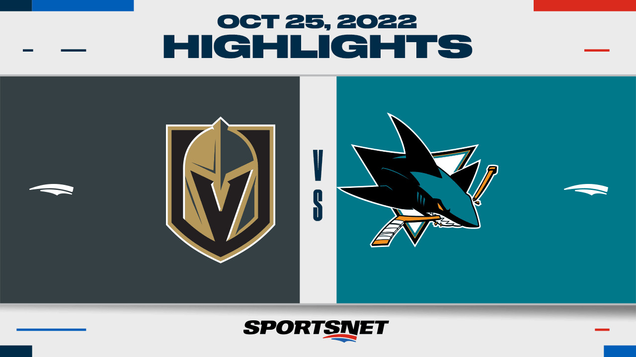 NHL Highlights: Golden Knights 4, Sharks 2