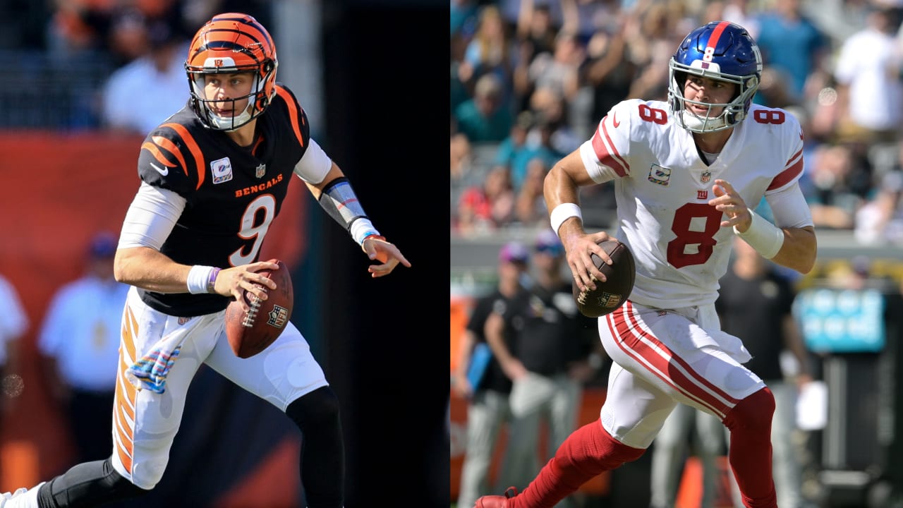 Bengals QB Joe Burrow, Giants QB Daniel Jones among Players of the Week