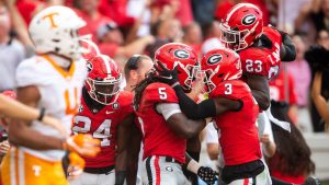 Georgia shuts down Tennessee to restore order in college football