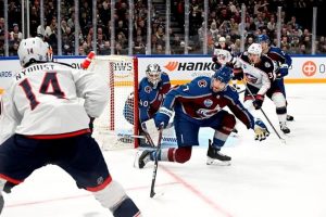 Rantanen’s hat trick leads Avs past Blue Jackets in Finland