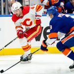 Flames blow two-goal lead, drop fifth straight in OT loss to Islanders