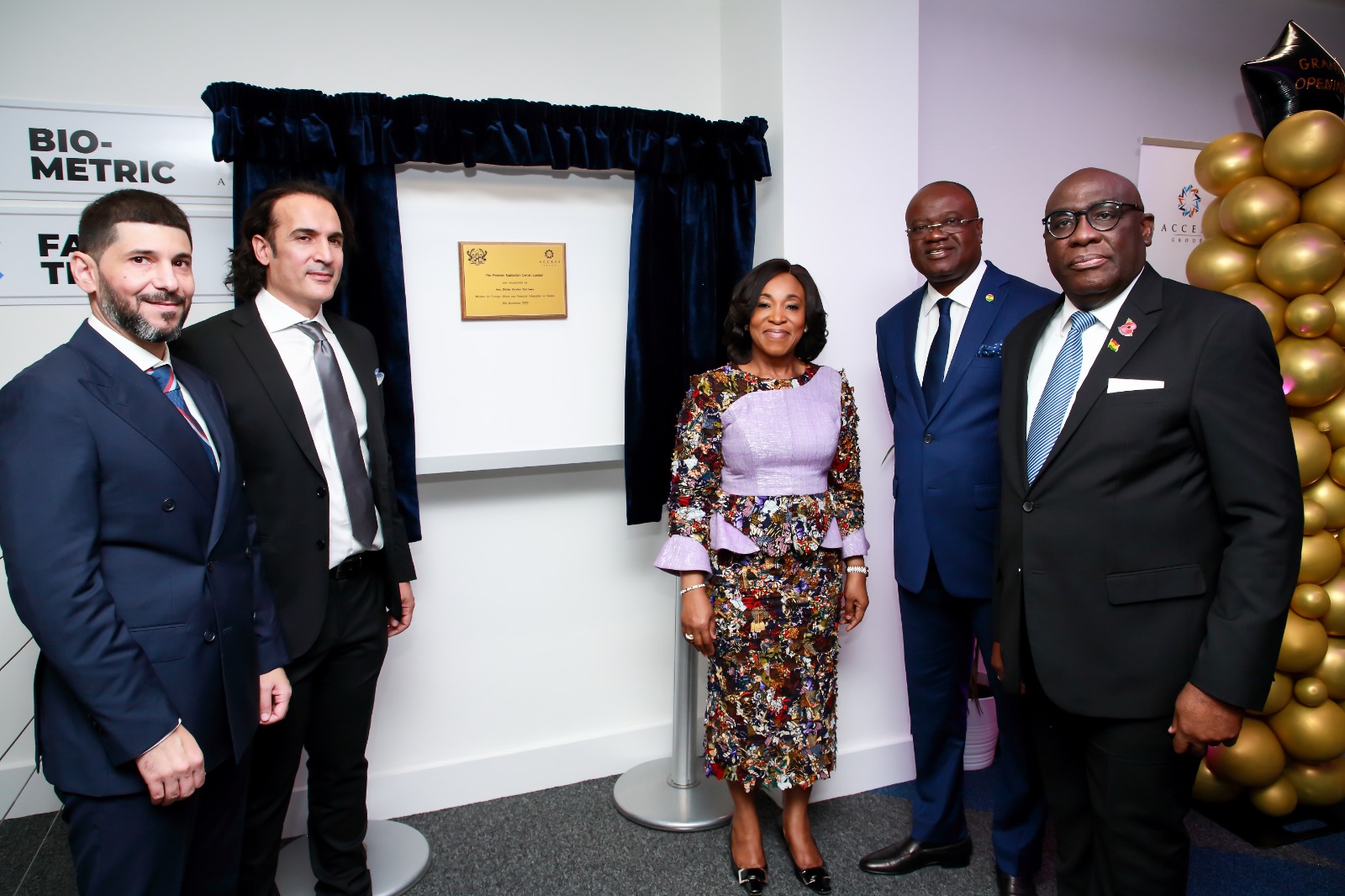 Ayorkor Botchwey inaugurates first Ghana Premium Application Center in London