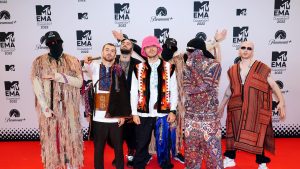 Kalush Orchestra promise to be cultural ‘soldiers’ for Ukraine at MTV EMAs