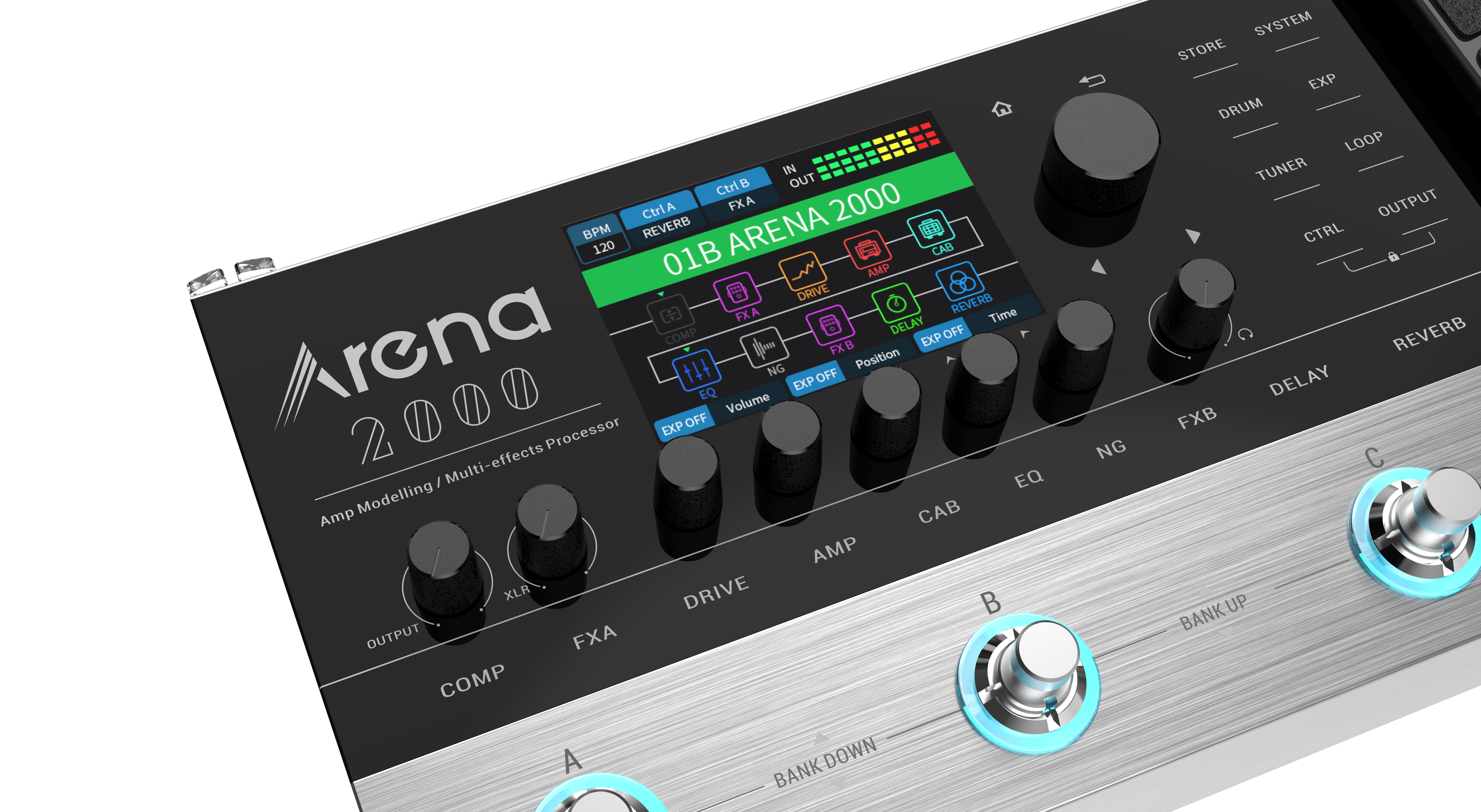 DONNER LAUNCHES THE FEATURE-PACKED ARENA2000 DIGITAL MULTI-EFFECTS PROCESSOR