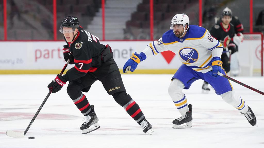 NHL On Tap: Sabres visit Senators, seek to end six-game skid