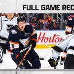 Moore gets first NHL hat trick, Kings shut down Oilers