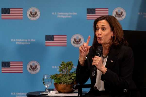 U.S. VP Harris visits Philippine island on edge of contested South China Sea