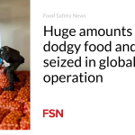 Huge amounts of dodgy food and drinks seized in global operation