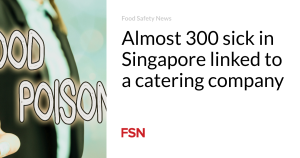 Almost 300 sick in Singapore linked to a catering company