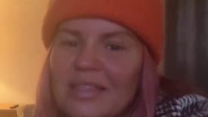 Kerry Katona fears she’s turning into a balloon after throat and legs swell up