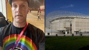 US football reporter refused entry to World Cup stadium in Qatar over rainbow shirt