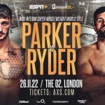 Zach Parker vs John Ryder live stream from London, England