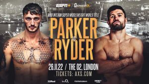 Zach Parker vs John Ryder live stream from London, England