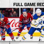 Sabres end eight-game losing streak, cruise past Canadiens