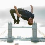 Professional parkour athlete captures breathtaking images of his stunts around London