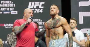 Conor McGregor takes shots at Khabib Nurmagomedov, ‘f****** tick’ Joe Rogan in UFC 229 diatribe