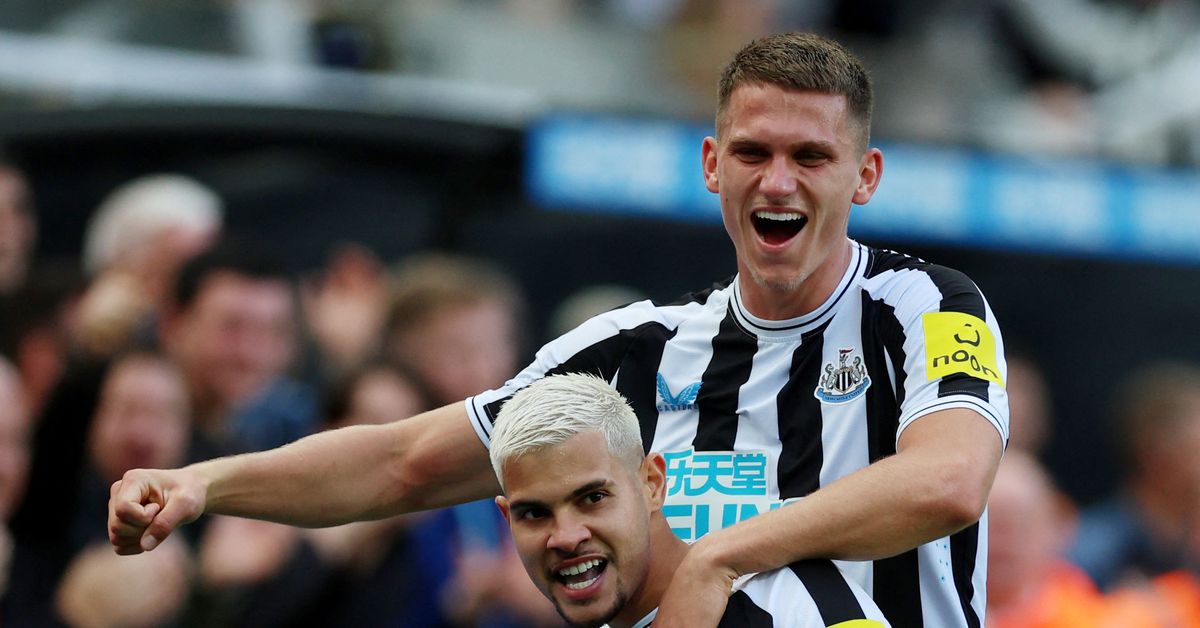 Guimaraes double helps resurgent Newcastle win 5-1 over Brentford