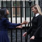 Ukraine’s First Lady visits Downing Street during London trip