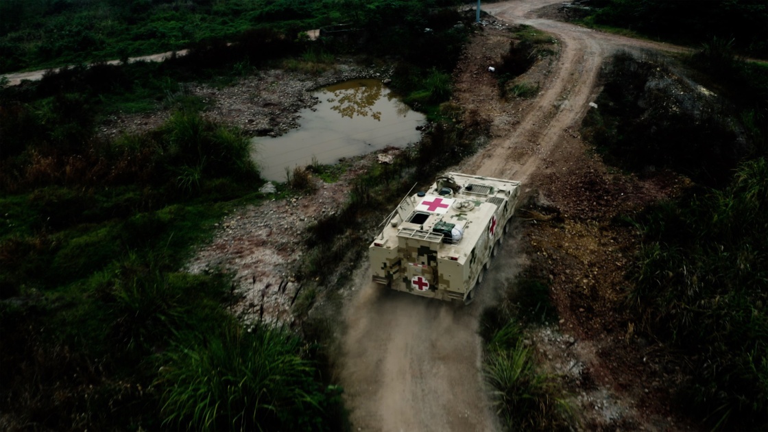 Base-centered multi-level medical support training wrapped up in Chongqing