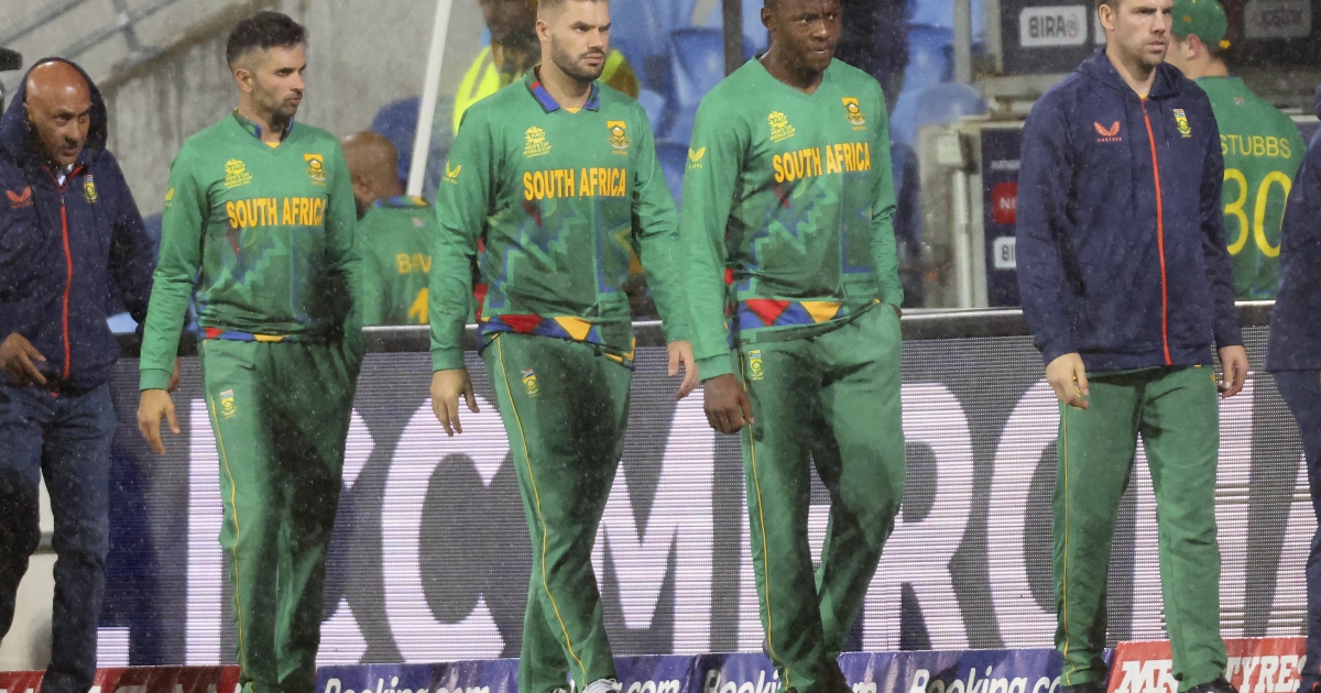 Rain denies Proteas but Bangladesh win first-ever Super 12 match at T20 World Cup