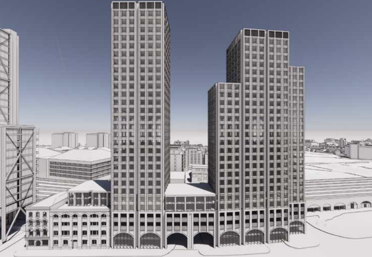 London Albert Embankment hotel towers approved