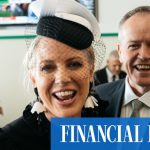 Victoria Derby day: Bill Shorten flies the flag for Labor at Flemington, joining corporates, TV personalities and sports stars in the birdcage