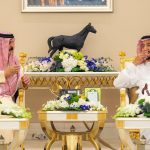 King Salman receives Bahrain king, holds luncheon in his honor