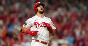 Phillies’ Kyle Schwarber: ‘I Really Don’t Give a S–t’ About Being No-Hit in Game 4