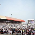 Pope holds open-air mass for 30,000 in Bahrain