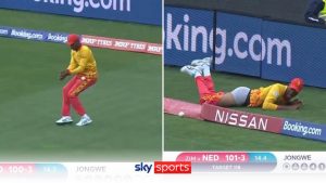 Milton Shumba: Zimbabwe Fielder fumbles ball and loses trousers! | Video | Watch TV Show | Sky Sports