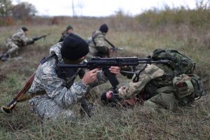 Terrified, untrained Russian draftees play dead on battlefield