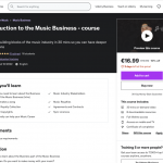 Learn about the Music Business Online Course