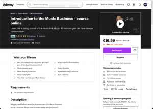 Learn about the Music Business Online Course