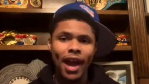 Shakur Stevenson Makes First Public Appearance Since Takeoff Murder