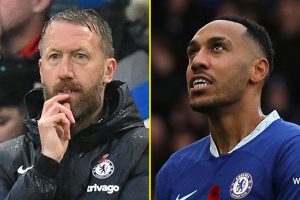 ‘He’s been very respectful to Arsenal’ – Graham Potter praises Pierre-Emerick Aubameyang’s attitude and explains why he substituted Chelsea forward on 64 minutes in defeat to Gunners