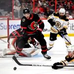 Senators put on offensive show in beating Bruins 7-5 for first win