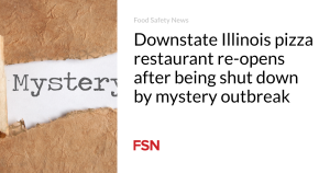 Downstate Illinois pizza restaurant re-opens after being shut down by mystery outbreak