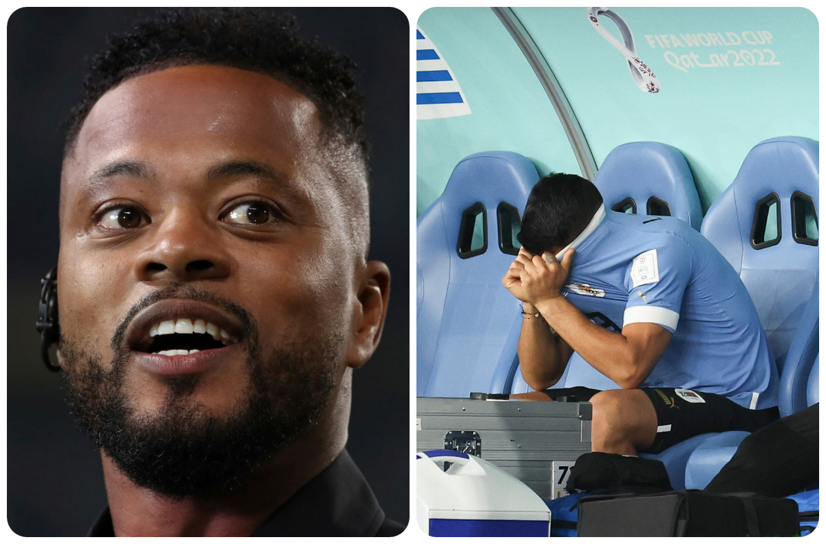 Patrice Evra shows his dislike of Luis Suarez with social media activity after Uruguay exit