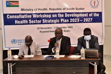 South Sudan develops the next Health Sector Strategic Plan 2023-2027